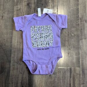 NWT Bass Pro Shops Future Fishing Buddy Infant Size 6 Months  One Piece